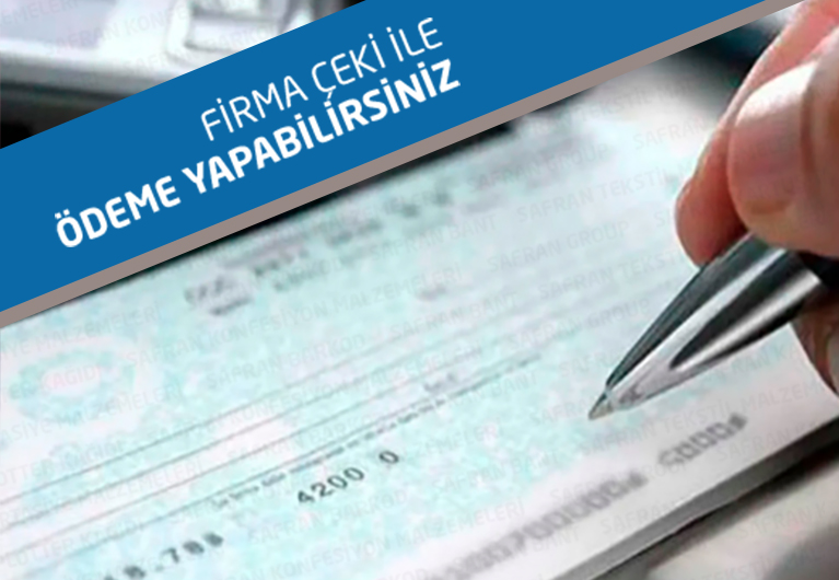 Ödemelerinizi Firma Çeki İle Yapabilirsiniz