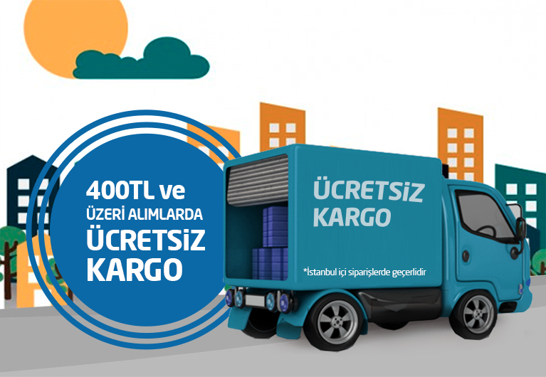 Web Sitemizden Yapacağınız Alışverişlere Ücretsiz Kargo